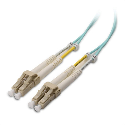 JUMPER OPTICO DUPLEX 2.0mm LC/UPC - LC/UPC MMF 50/125um OM3 10GB LSZH de 10 metros